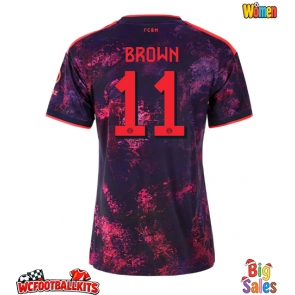 Bayern Munich Nathaniel Brown #11 Replica Third Stadium Shirt for Women 2026-27 Short Sleeve